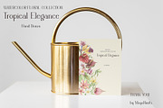 Watercolor Tropical Elegance, a Decorative Illustration by MayaNavits (Thumbnail 8 of 9)