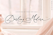 Darling Modern // Luxury Font, a Script Font by PeachCreme (Thumbnail 1 of 29)
