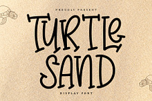 Turtle Sand | Display Font