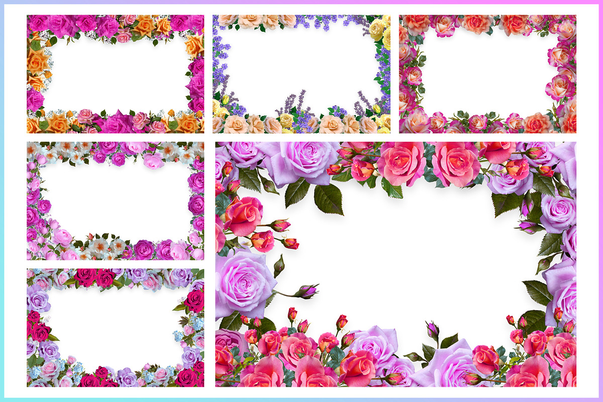 Flower Border, a Background Photo by Forhadx5 (Photo 2 of 5)