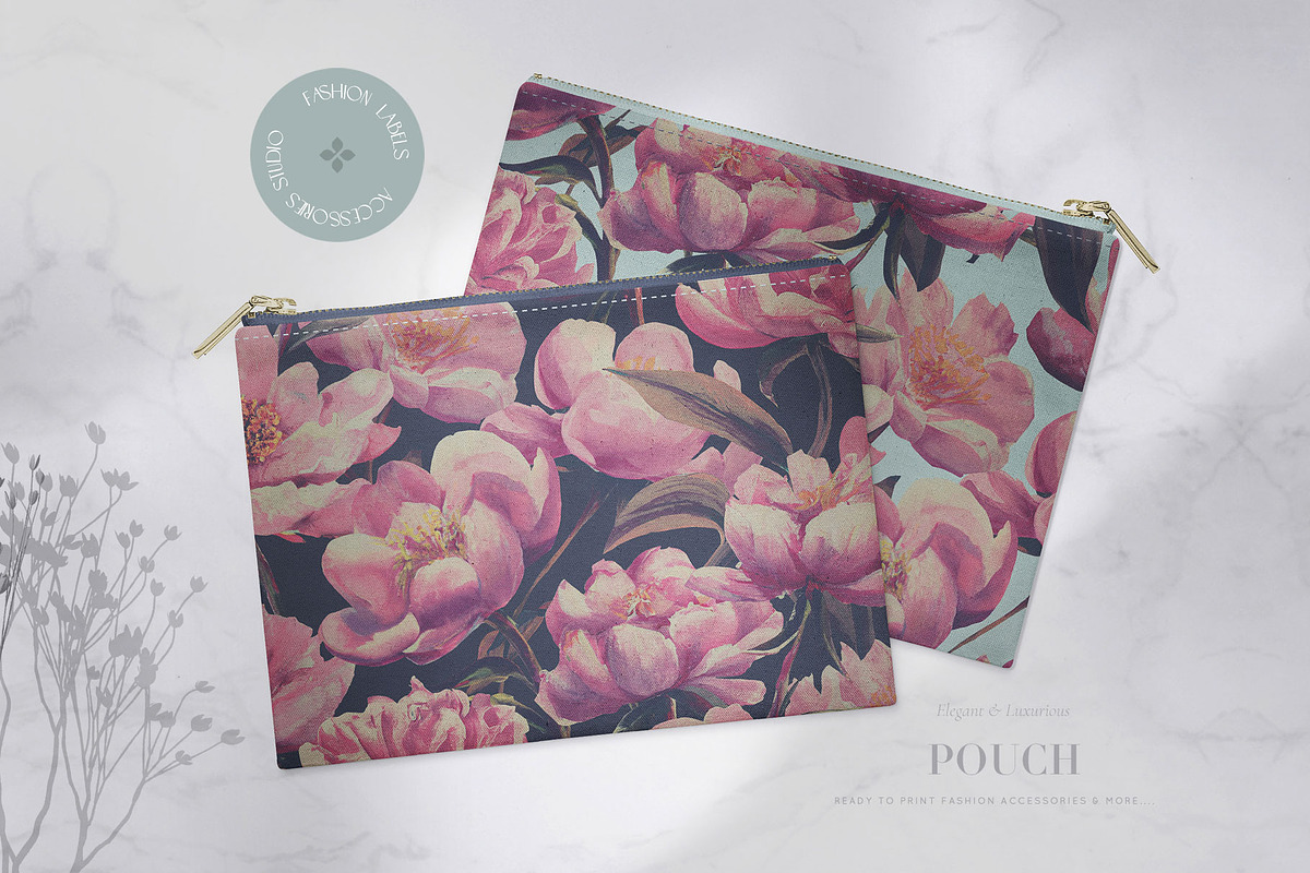 Botan, Exquisite Peonies!, a Pattern Graphic by TSTUDIO