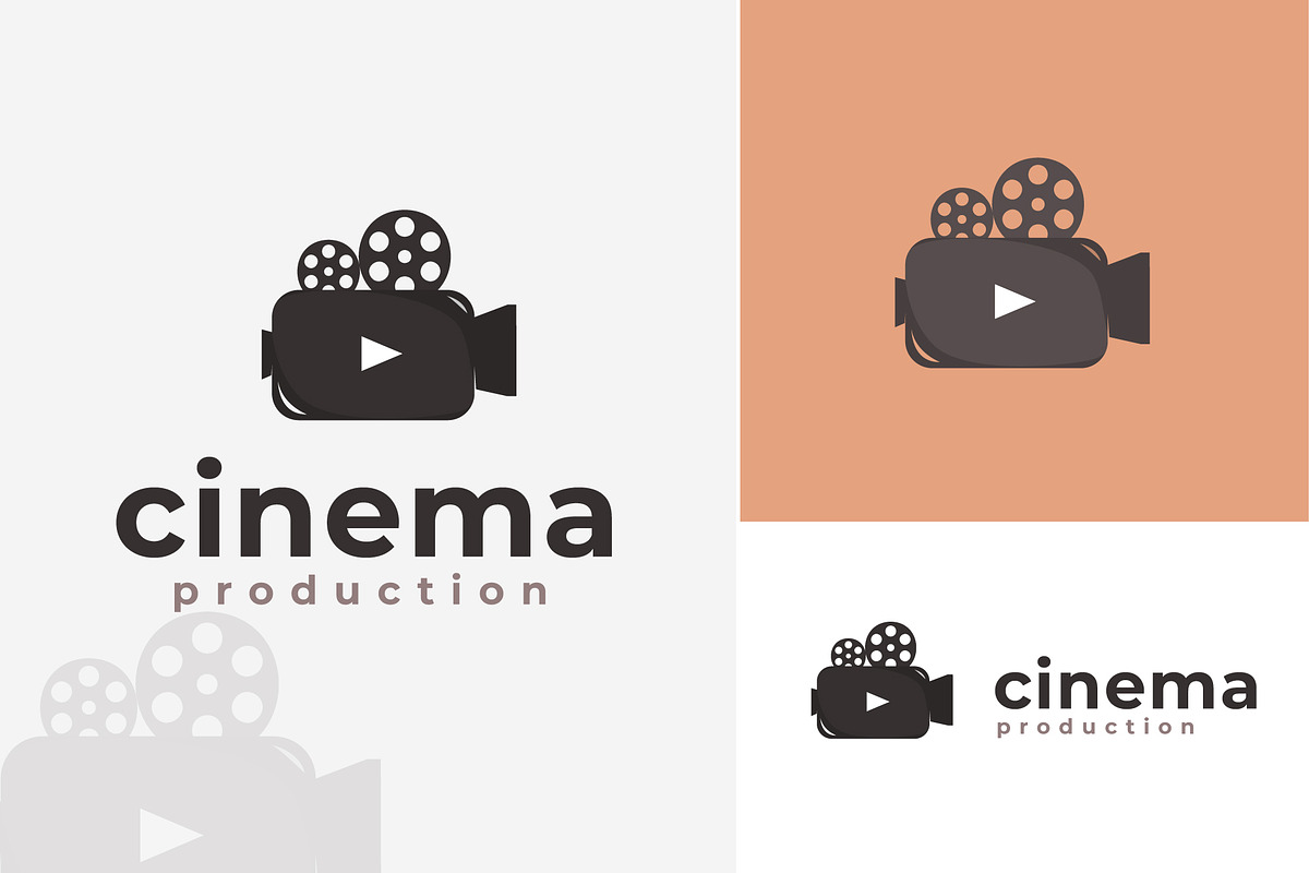 camera roll logo design vintage icon, a Branding & Logo Template by Pyruos ID