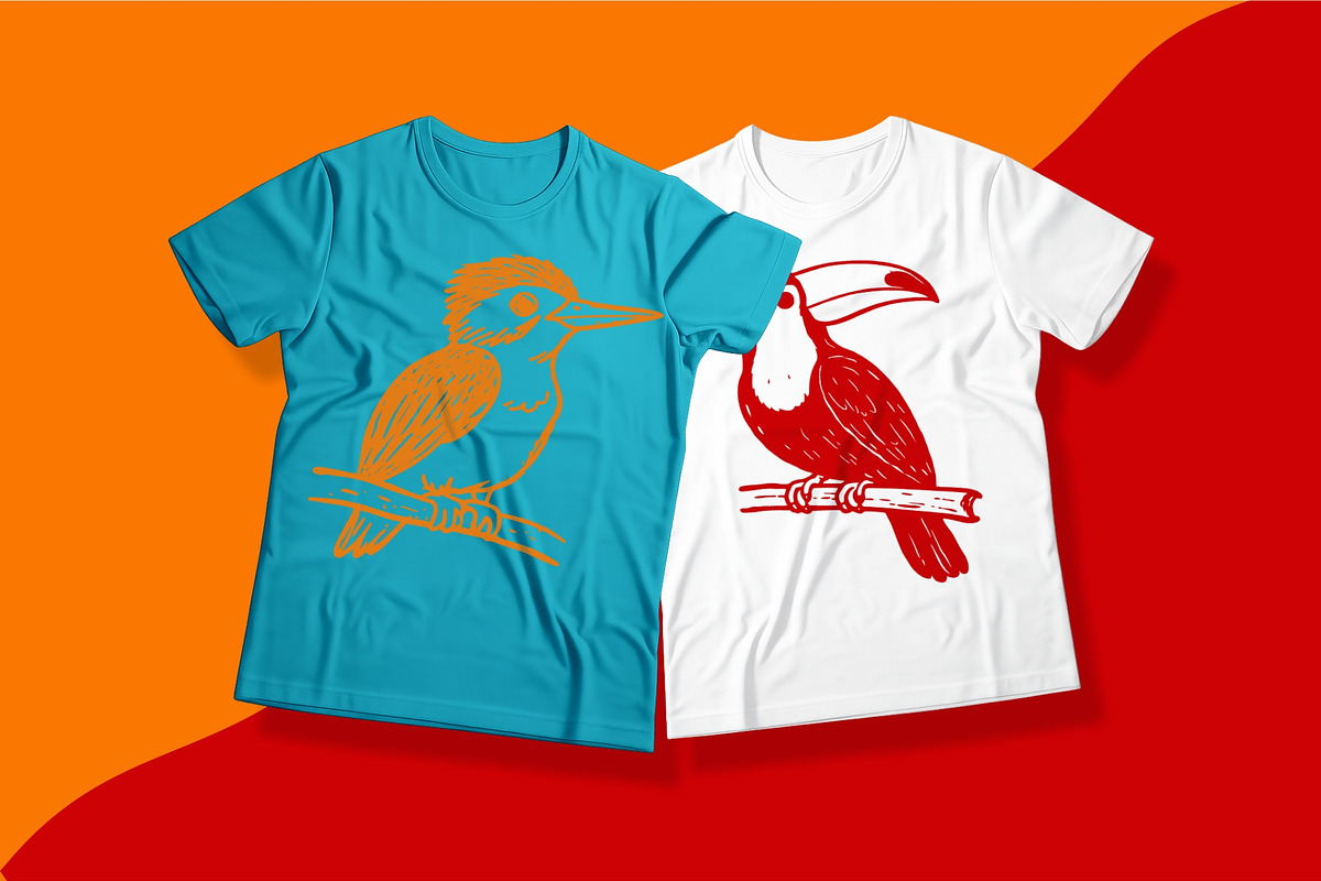 (Avian) Birds Vector Illustrations, an Animal Illustration by Rasgood (Photo 2 of 8)