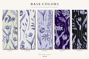 Tulips, floral pattern design, a Pattern Graphic by Marchel Studio (Thumbnail 2 of 7)
