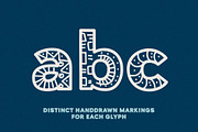Mayaglyph Aztec Aesthetic Font, a Sans Serif Font by Parker Creative (Thumbnail 2 of 6)