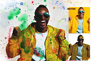 VECTOR WATERCOLOR ART FX, an Action Add-On by Studio Retouch (Thumbnail 5 of 10)