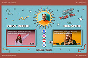 Colorful YouTube End Screens, a Social Media Template by Andrew Skoch Design (Thumbnail 5 of 6)