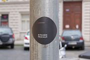 47 sticker mockup bundle vol 2, a Product Mockup by FoundImages (Thumbnail 9 of 50)