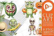 Coastal Summerween Sublimation, a Seasonal Illustration by Artnoy (Thumbnail 9 of 18)