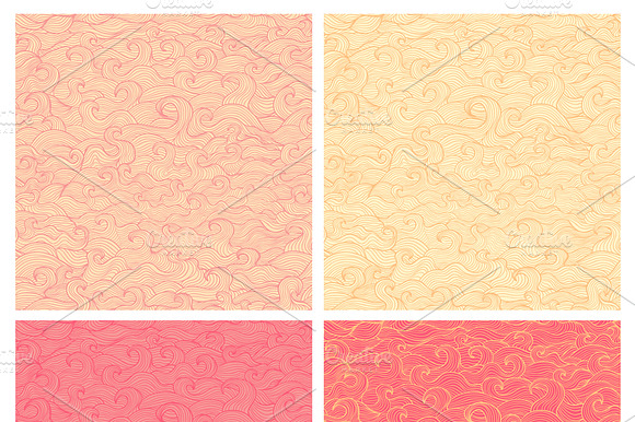Vector Seamless Patterns Set