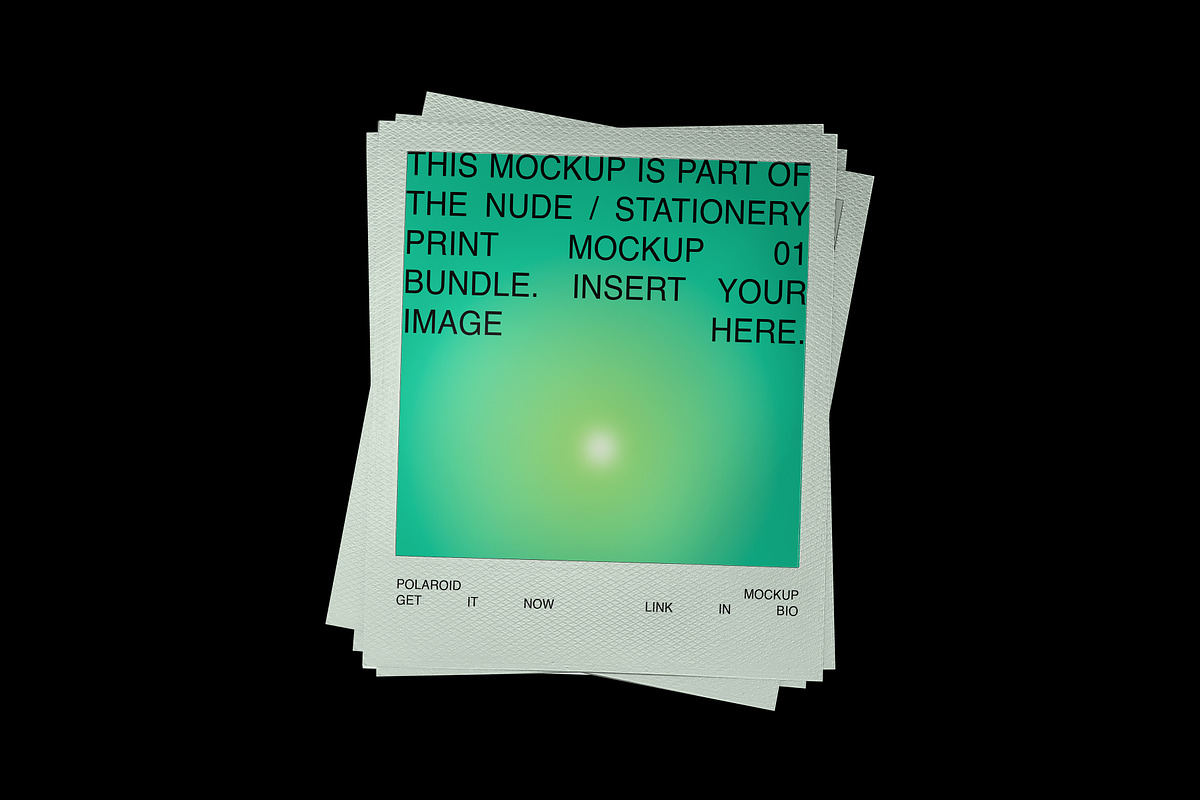 KENDRICK / POLAROID MOCKUP, a Product Mockup by Zumrod (Photo 2 of 2)