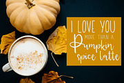 Pumpkin Pie Lattes - A Warm Font, a Sans Serif Font by Sunkissed Minimalist (Thumbnail 2 of 4)