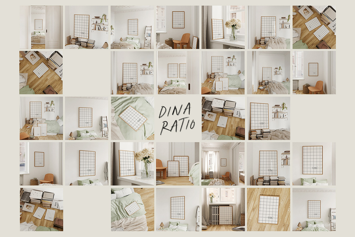 HAVEN & RÊVERIE | art & frame mockup, a Household Mockup by Stykke Studio (Photo 15 of 15)