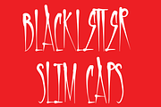 BLACKLETTER SLIM CAPS, a Blackletter Font by Beau Hopps Design (Thumbnail 4 of 7)