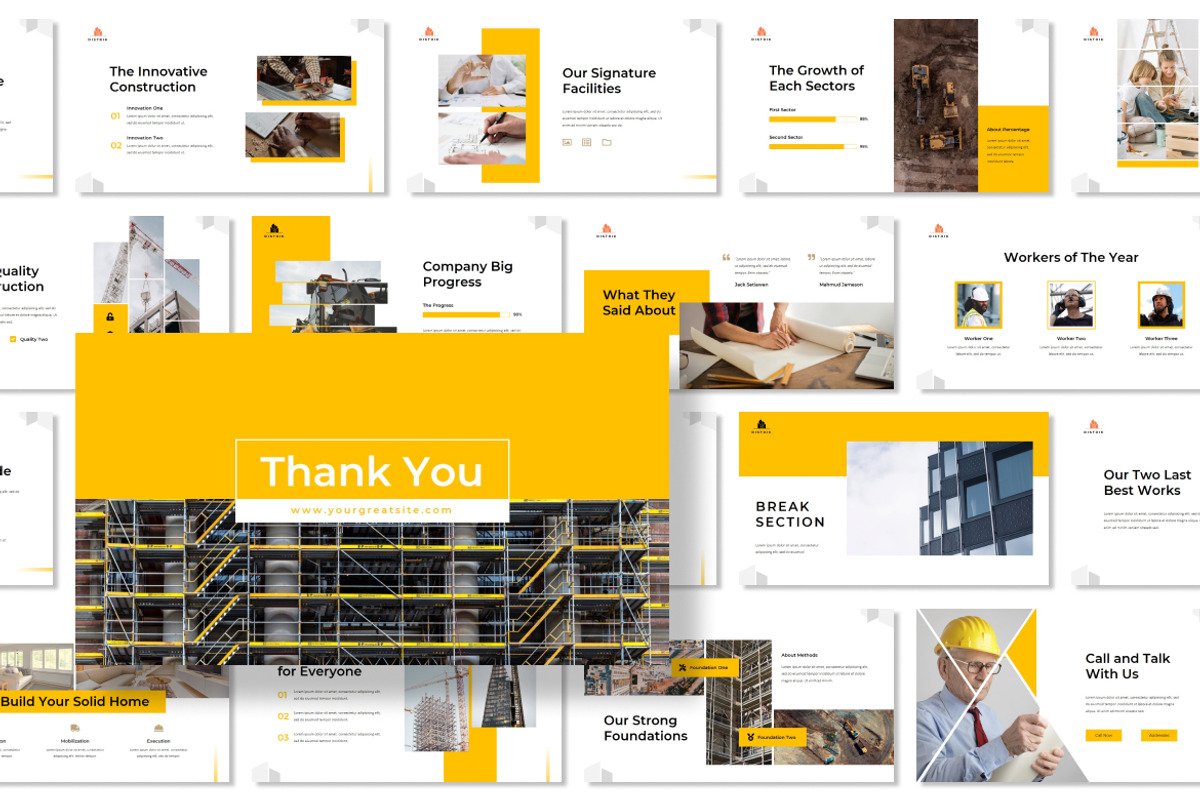 Construction Presentation G-Slides, a Presentation Template by Antstheme (Photo 3 of 3)