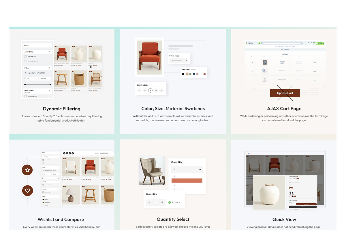 Furniture and Decor | Shopify Theme, a Shopify Template by LogicGo Shopify Experts (Photo 6 of 6)