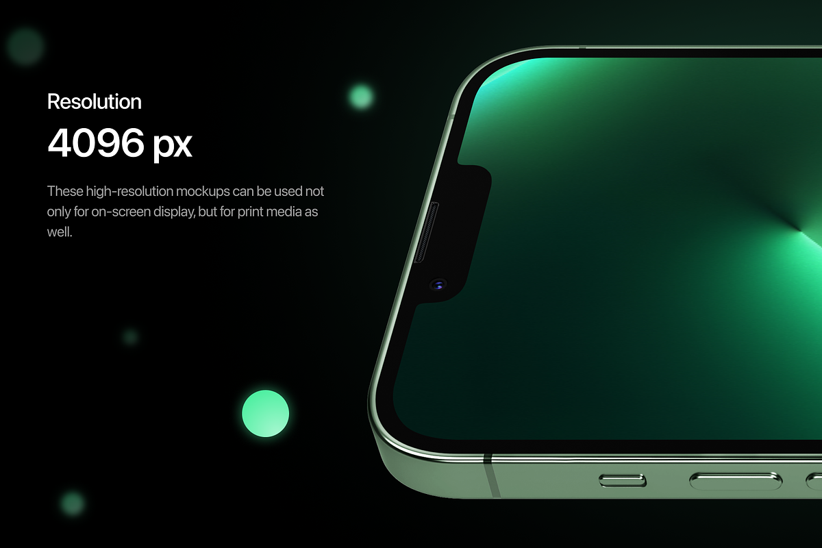 Top 12 iPhone 13 Pro Max Mockups, an iPhone Mockup by 360 Mockups (Photo 6 of 7)
