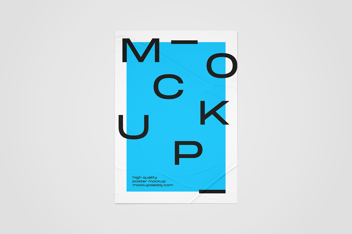 Glued Poster Mockup, a Mockup by Mockupdaddy (Photo 8 of 21)