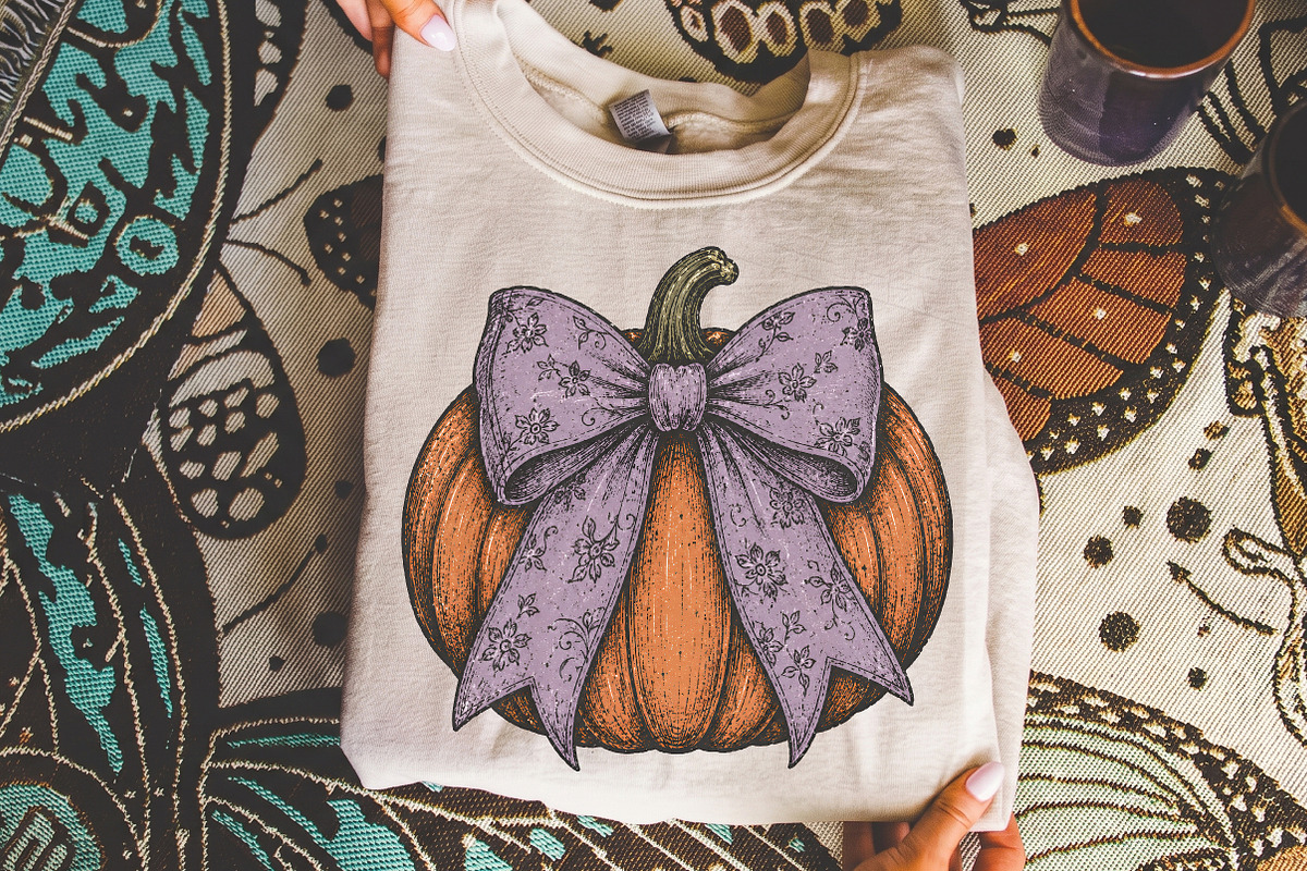 Retro Halloween pumpkin Png,Pumpkin, an Object Illustration by Libby Wishes (Photo 2 of 4)