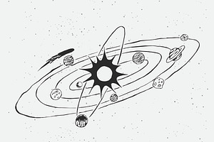 Solar System Doodle