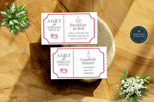 30 Couples Love Coupons, a Stationery Template by Tracia Creative