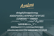Awaluna Font, a Script Font by Dankudraw (Thumbnail 4 of 6)