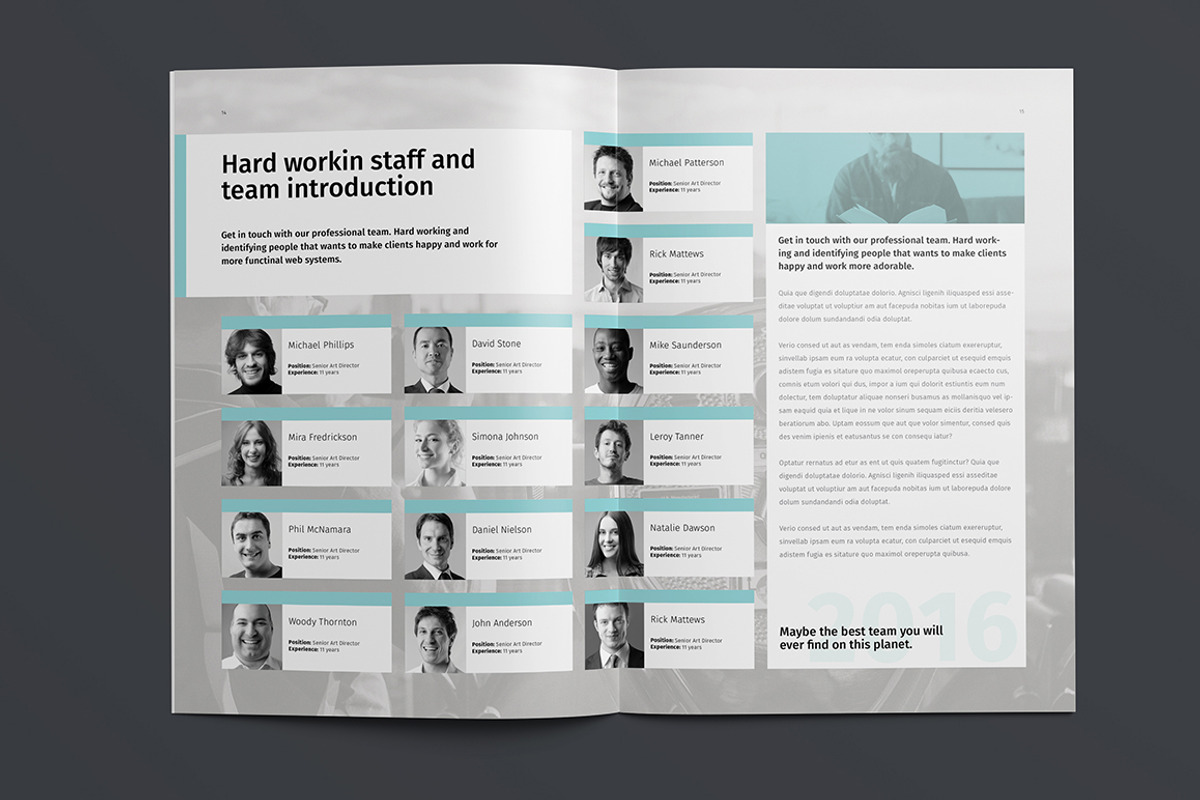 Annual Report, a Brochure Template by Egotype (Photo 12 of 28)