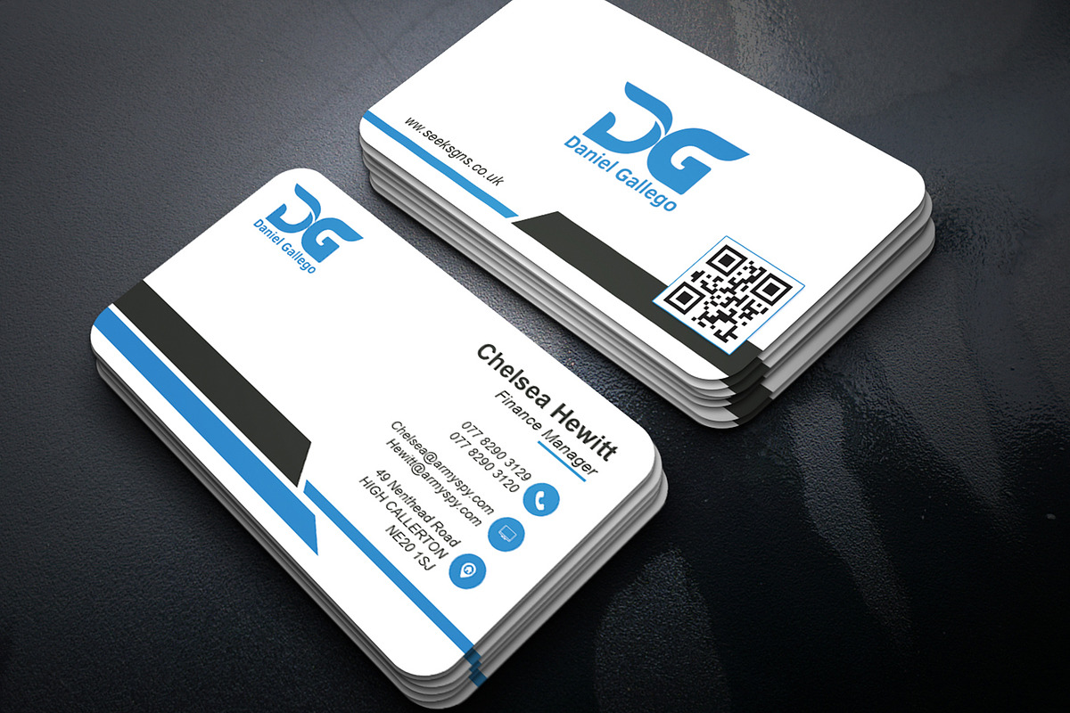 Elegant PSD Business Card Template