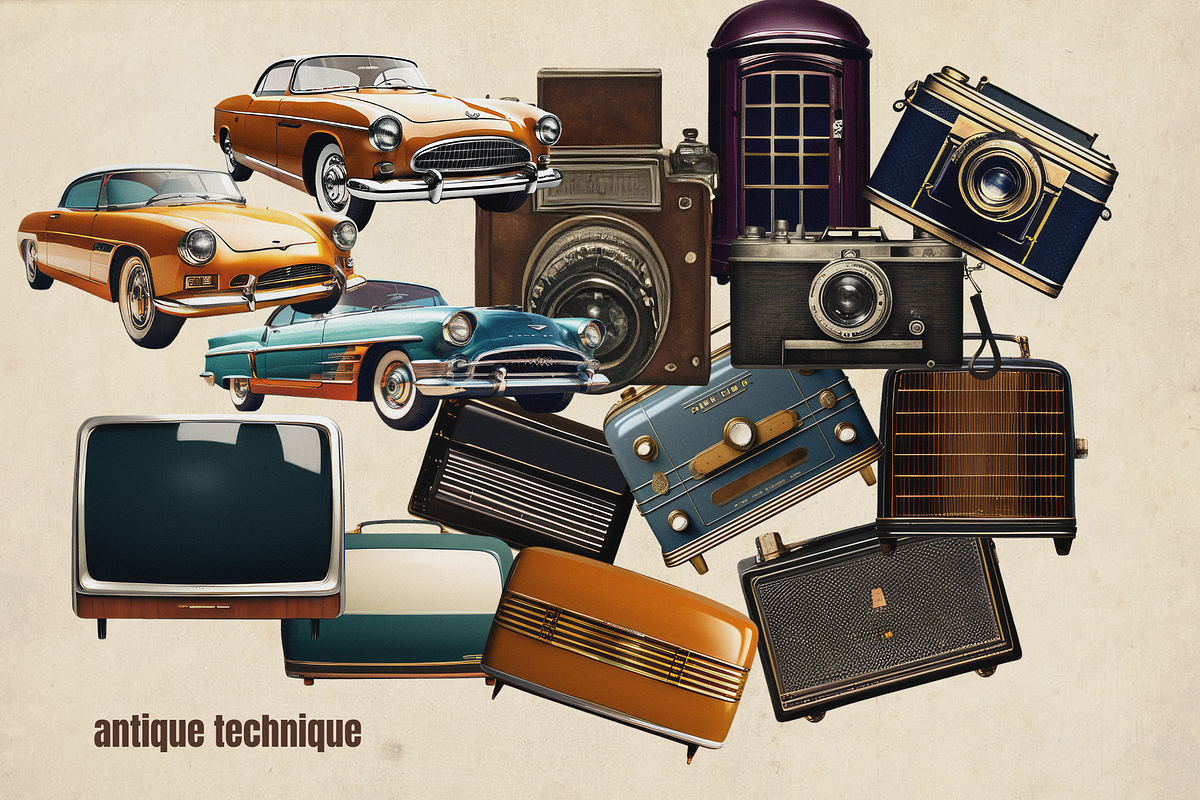 Vintage collage Creator 92 PNG, a Decorative Illustration by JulsIst (Photo 2 of 10)