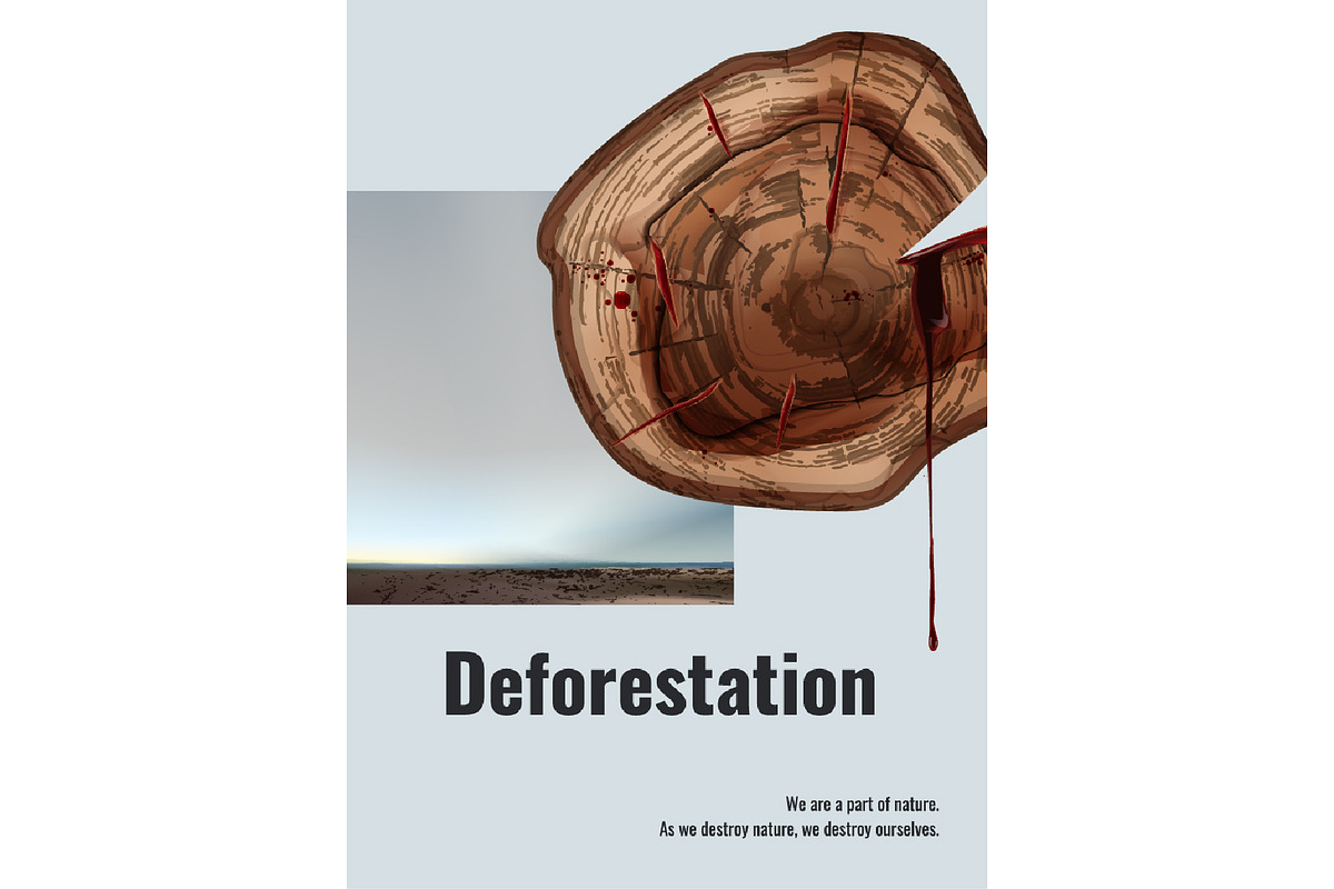 Vector Realistic Deforestation Set, an Animal Illustration by Zonda (Photo 3 of 12)