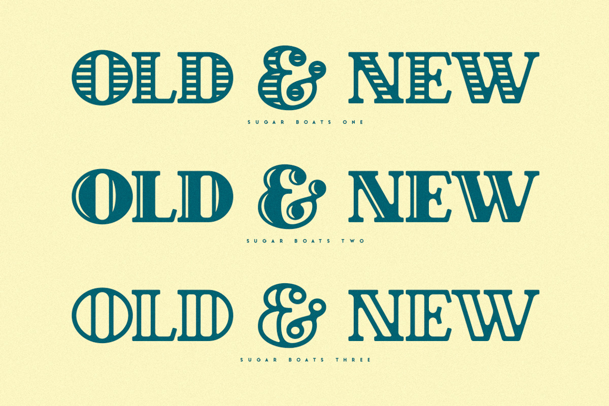 Sugar Boats Display Font preview 6