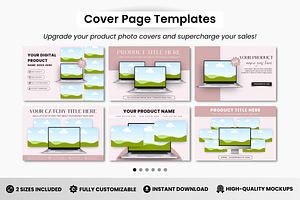 Website Canva Mockup Templates