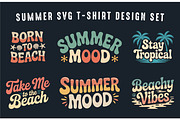 Summer SVG T-Shirt Design Set, a Seasonal Illustration by Gfx Expert Team (Thumbnail 2 of 3)