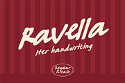 Ravella - Her Handwritten Font, a Font by Uncarving (Thumbnail 2 of 9)