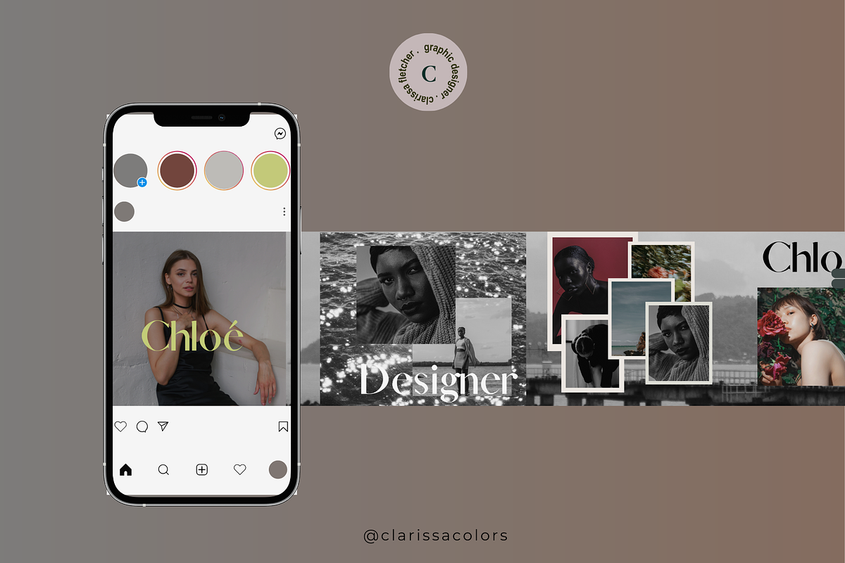 Chloé Social Media Templates, a Social Media Template by Clarissa Fletcher (Photo 4 of 6)