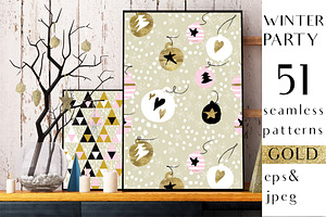 Winter party bundle of 51 pattern 