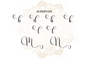 Mandala | Script Font, a Handwritten Font by Scratchones (Thumbnail 8 of 9)