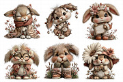 Funny Easter Bunny Clipart Png, an Illustration by Daily.Designs (Thumbnail 3 of 8)