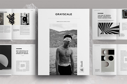 Grayscale Lifestyle Brochure