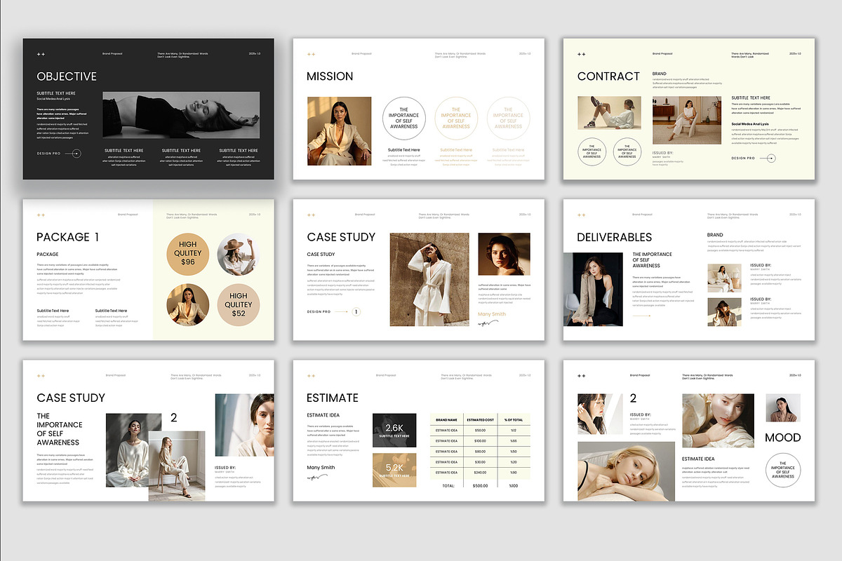 Brand Proposal Presentation Template, a Presentation Template by Pradaxa (Photo 6 of 6)