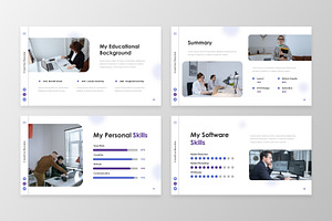 Creative Resume PowerPoint Template