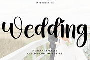 Wedding, a Handwritten Font by FreshTypeINK (Thumbnail 1 of 8)