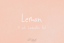 Lemon - Handmade Sans Serif Font