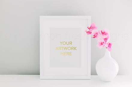 Styled Stock Photography Pink White