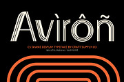 CS Shane – Stripe Font, a Sans Serif Font by Craft Supply Co. (Thumbnail 7 of 8)