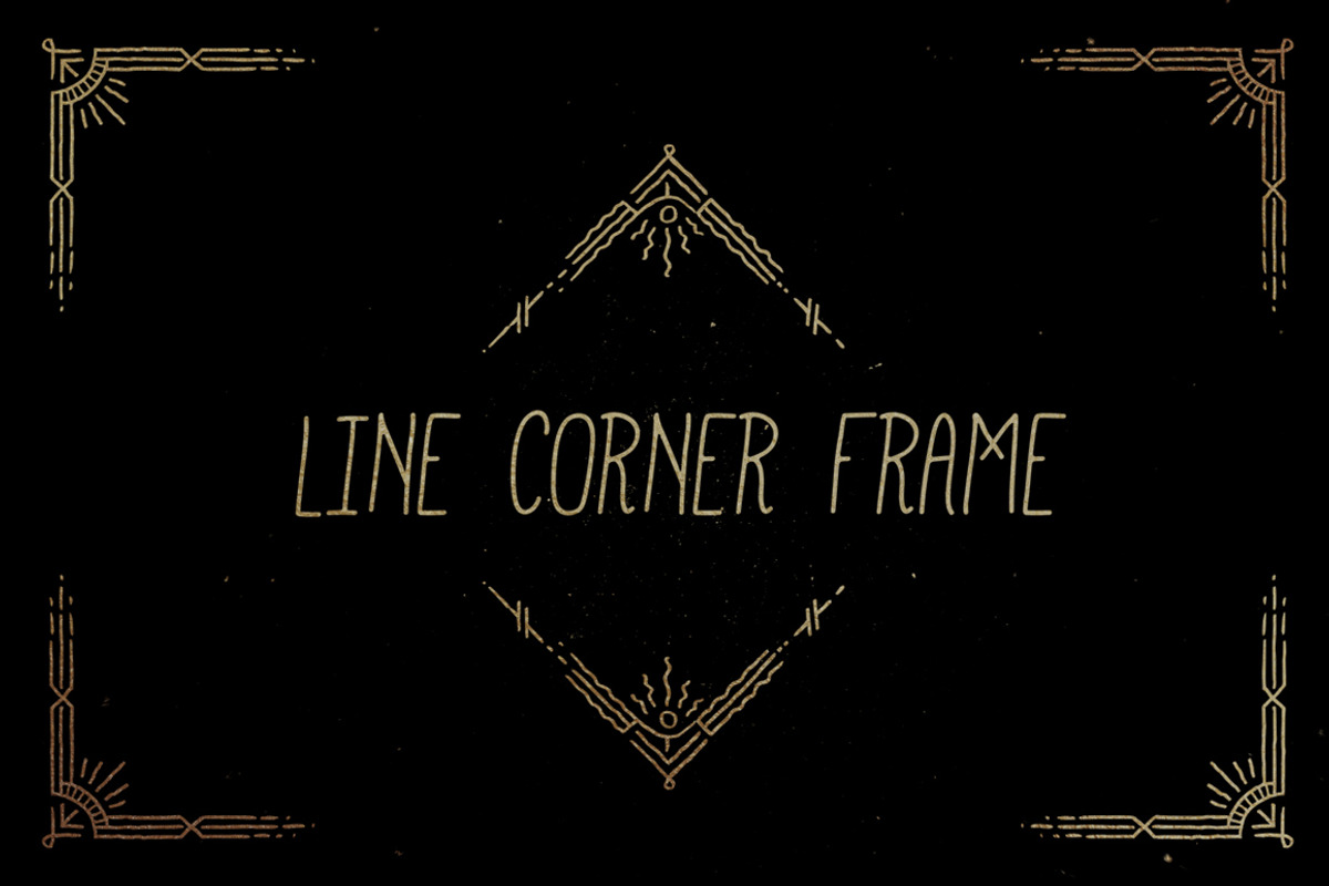 Line Corner Frame, an Illustration by lups design (Photo 1 of 5)