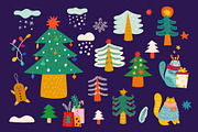Christmas Cats, a Seasonal Illustration by MoleskoStudio (Thumbnail 13 of 26)