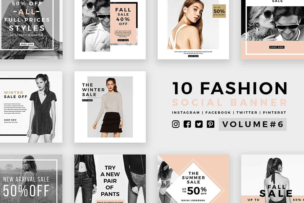 Stylish - 100 Social Media Templates, a Social Media Template by MinimalStudioCo (Photo 13 of 19)