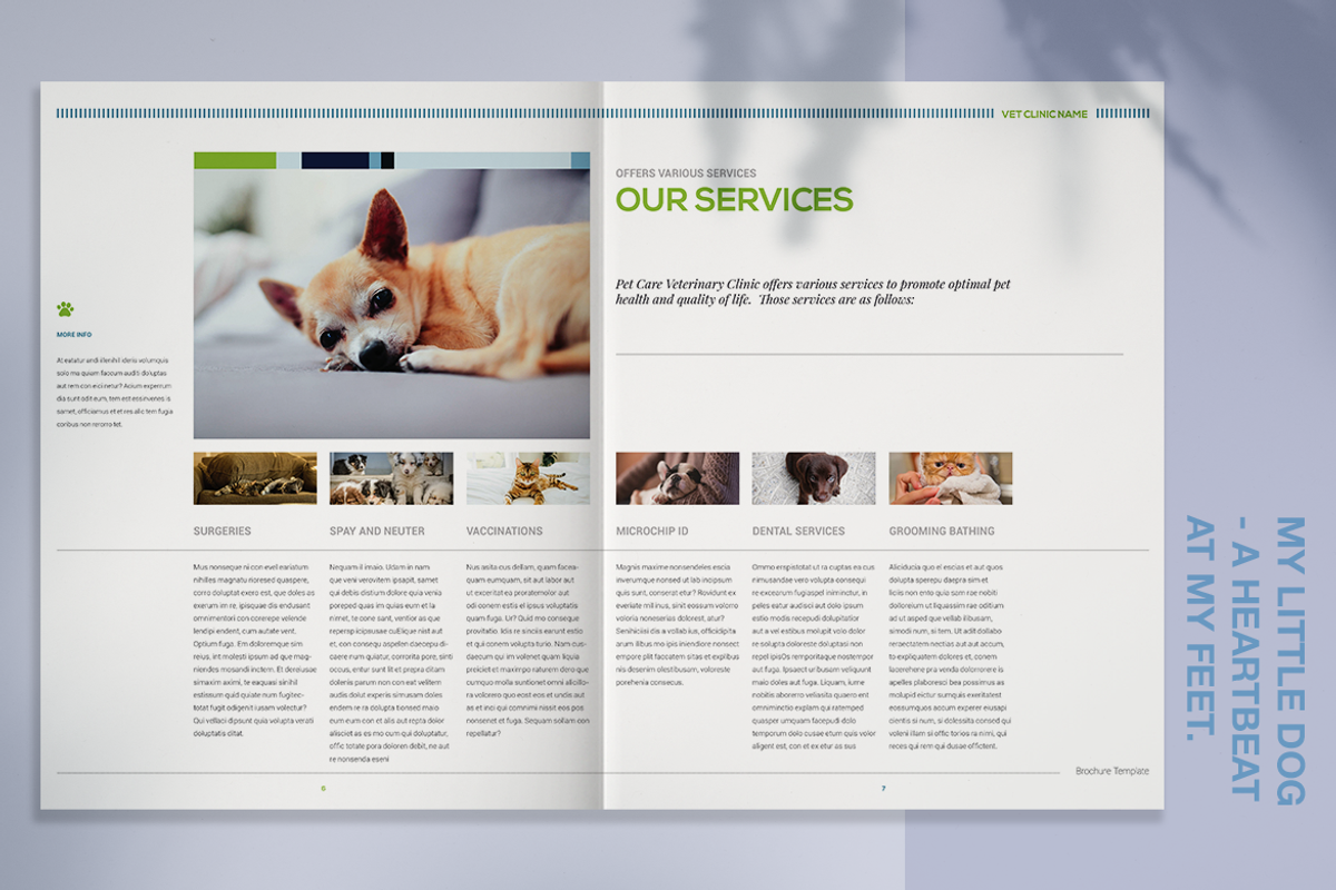 Veterinary Clinic Brochure, a Brochure Template by Boris Cupac (Photo 4 of 11)