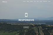 Fullscreen - Single Landing Page, a Bootstrap Template by romel.panahon (Thumbnail 1 of 3)